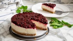 Cheesecake vegana estilo New York a base de tofu